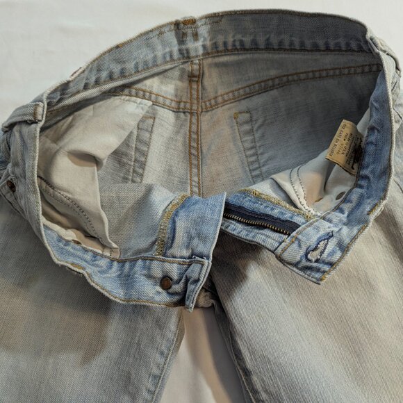 7 For All Mankind Light Wash Boot Cut Jeans Size 27 - Picture 5 of 15